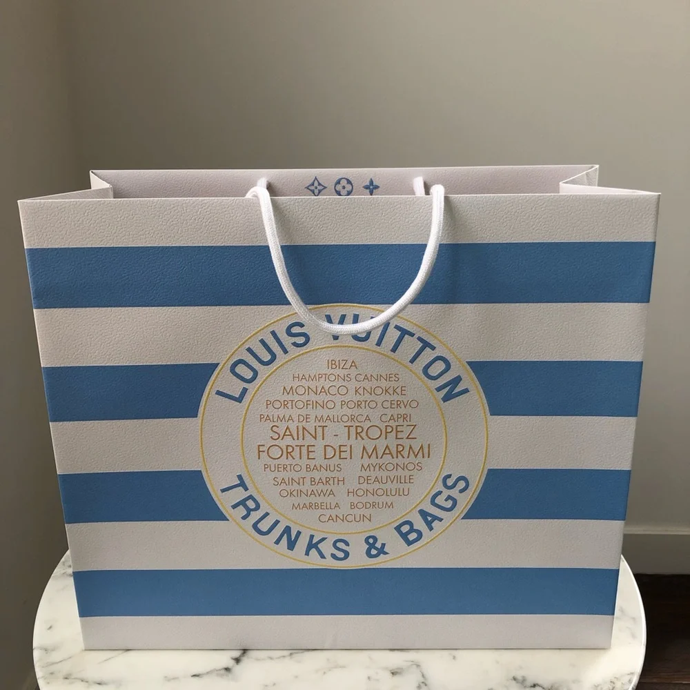 LOUIS VUITTON x Resort Limited Edition 2026 Gift Shopping Bag Beach Hut Tote XL